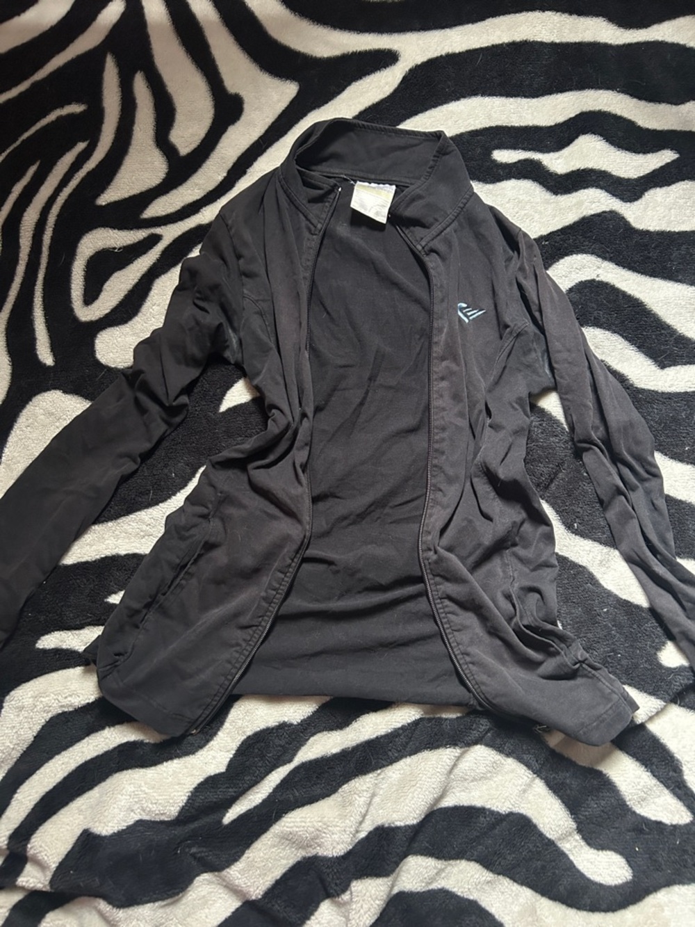 Vetements Black Logo-Tag Cotton Top - Picture 1 of 2